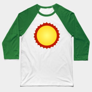 Kryptonian House of El sun logo from Jor-El Baseball T-Shirt